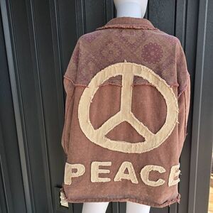 Oli & Hali Button Down Shacket - Sz. S